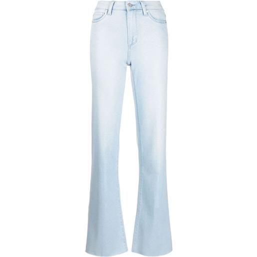 PAIGE jeans leenah a vita alta - blu