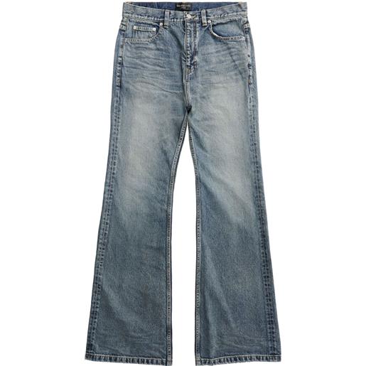 Balenciaga jeans a gamba ampia - blu