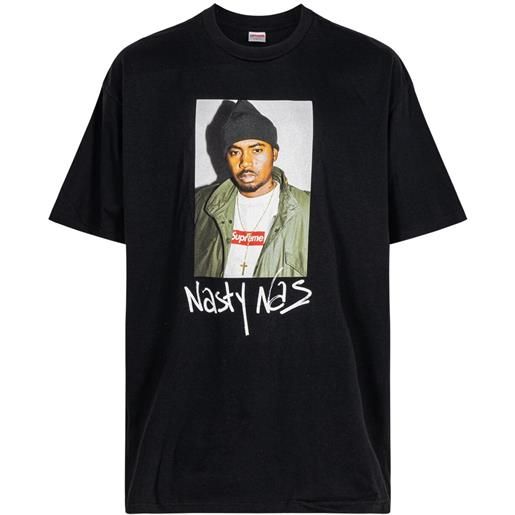 Supreme t-shirt nasty nas - nero