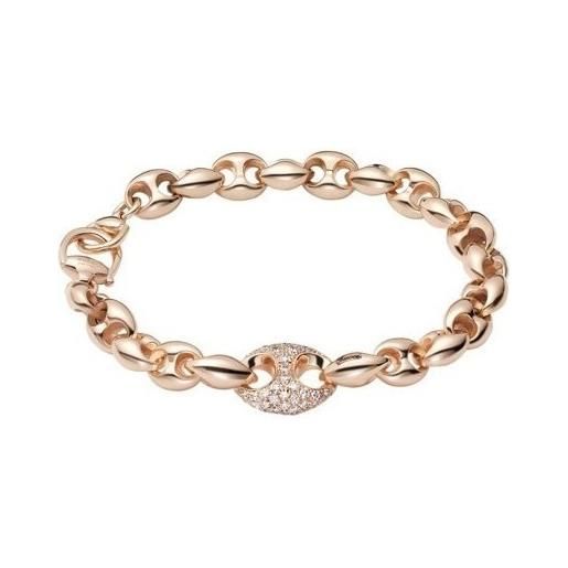 Gucci Gioielli bracciale gucci marina chain in oro rosa e diamanti