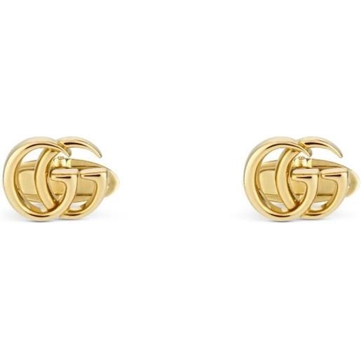 Gucci Gioielli gemelli gucci gg running in oro giallo con logo doppia g