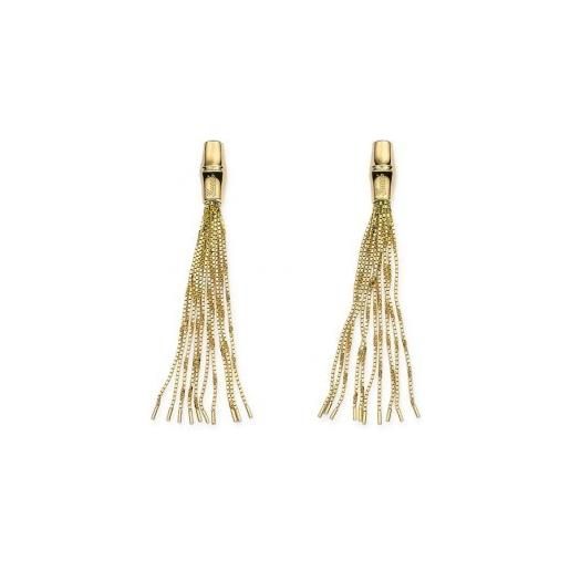 Gucci Gioielli orecchini pendenti gucci bamboo in oro giallo