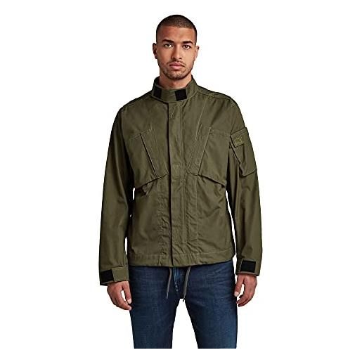G-STAR RAW men's sporty slanted pocket indoor jacket, verde (combat d19650-9706-723), l
