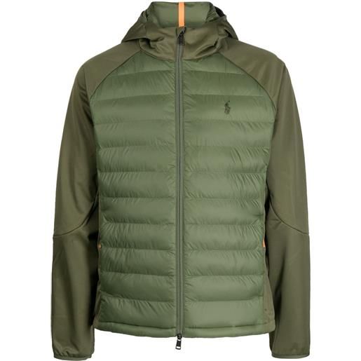 Polo Ralph Lauren giacca thor con ricamo - verde