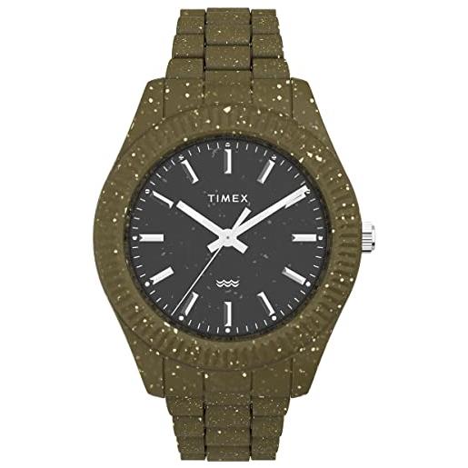 Timex orologio analogico al quarzo uomo con cinturino in plastica tw2v77100jr