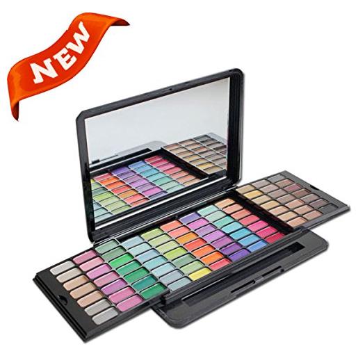 Pure Vie® 84 colori palette ombretti cosmetico tavolozza per trucco occhi #2 - adattabile a uso professionale che privato