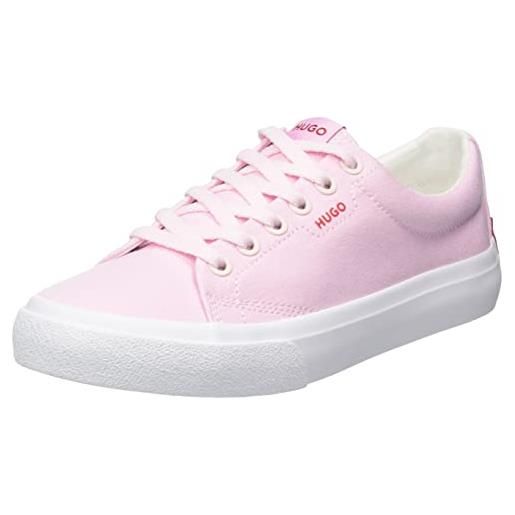 HUGO dyerh_tenn_cvw, scarpe da ginnastica donna, light pastel pink685, 42 eu