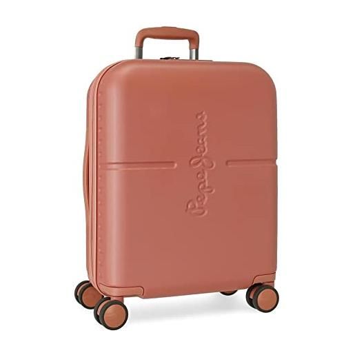 Pepe Jeans highlight valigia da cabina, 40 x 55 x 20 cm, rosso, 40x55x20 cms, valigia da cabina