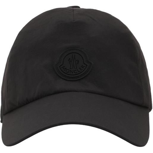 MONCLER cappello baseball in nylon con logo