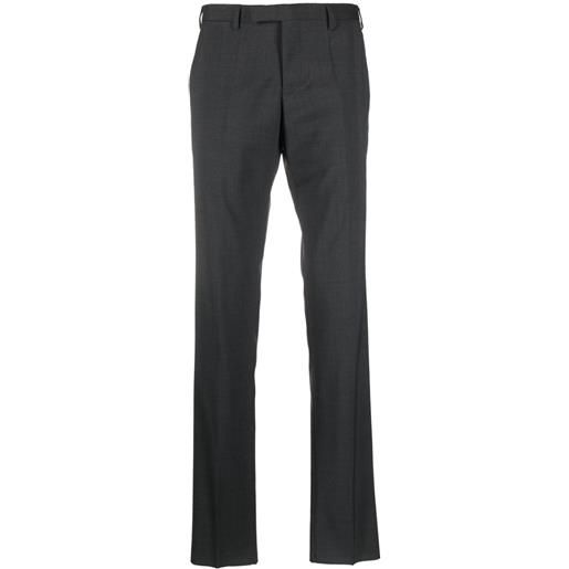 Emporio Armani pantaloni sartoriali con vita media - grigio