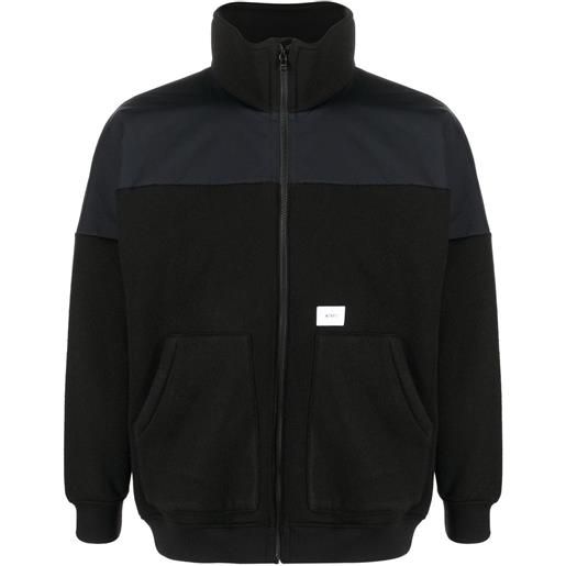 WTAPS giacca mercer con inserti a contrasto - nero