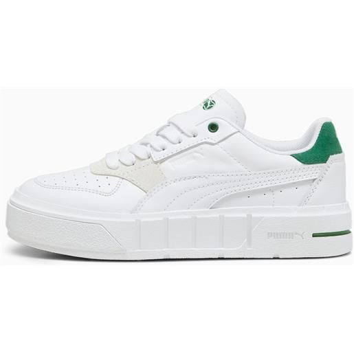 PUMA sneakers cali court match da, bianco/verde/altro