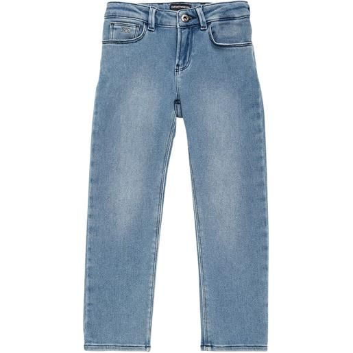 EMPORIO ARMANI jeans slim fit in denim di cotone washed