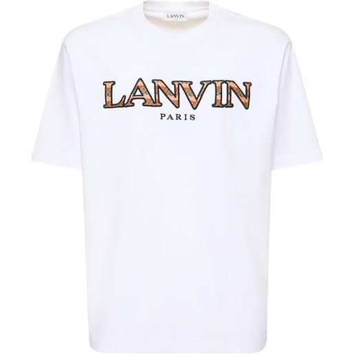 LANVIN t-shirt in cotone con logo