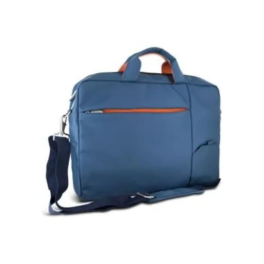 Atlantis land p004-s410-a6-16 borsa per laptop 39.6 cm (15.6") valigetta ventiquattrore blu, arancione