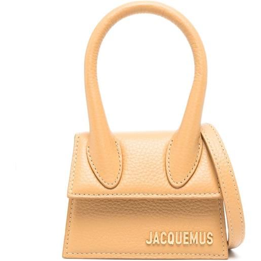 Jacquemus borsa le chiquito mini in pelle - toni neutri