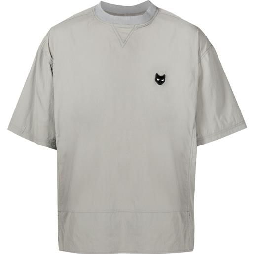 ZZERO BY SONGZIO t-shirt con applicazione - grigio