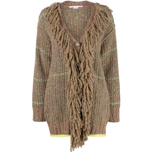 Stella McCartney cardigan lungo - marrone