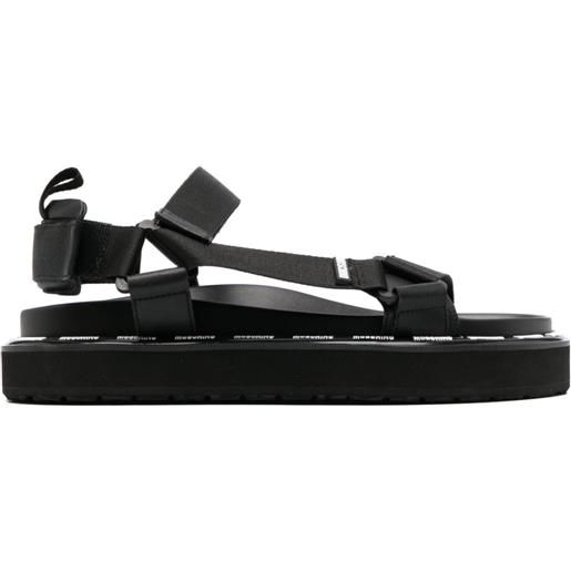 Moschino sandali con cinturino posteriore - nero