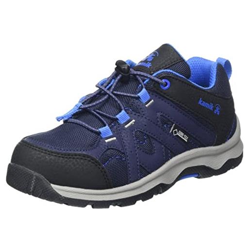 Kamik baingtx, scarpe da ginnastica basse unisex-bambini, blu (navy blue nbl), 31 eu