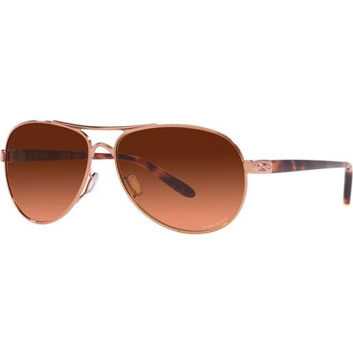 Oakley feedback prizm woman sunglasses oro prizm brown gradient/cat3
