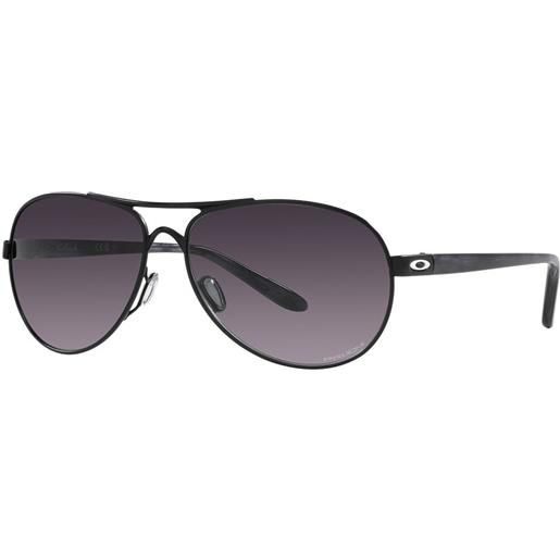 Oakley feedback prizm woman sunglasses oro prizm grey gradient/cat3