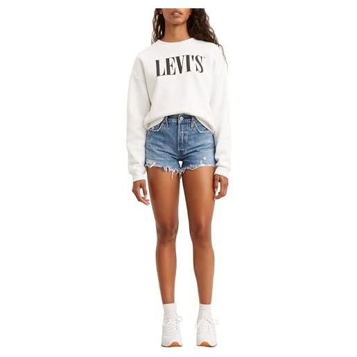 Levi's - shorts 501 donna con strappi - taglia 27