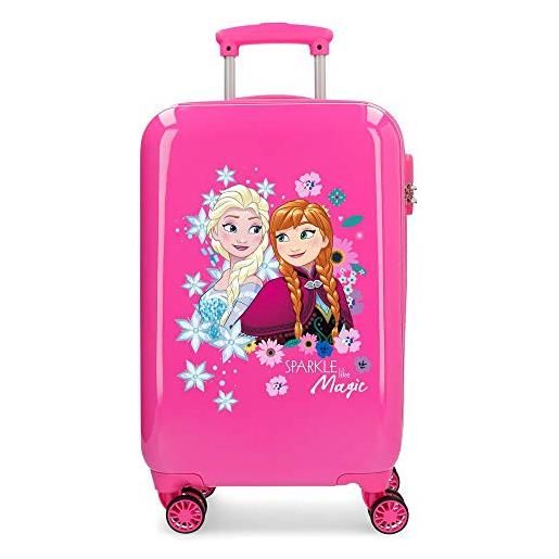 Disney sparkle like magic valigia per bambini 55 centimeters 33 rosa