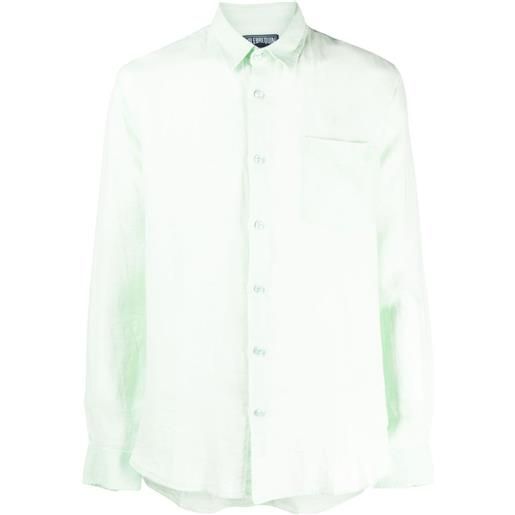 Vilebrequin camicia caroubis - verde
