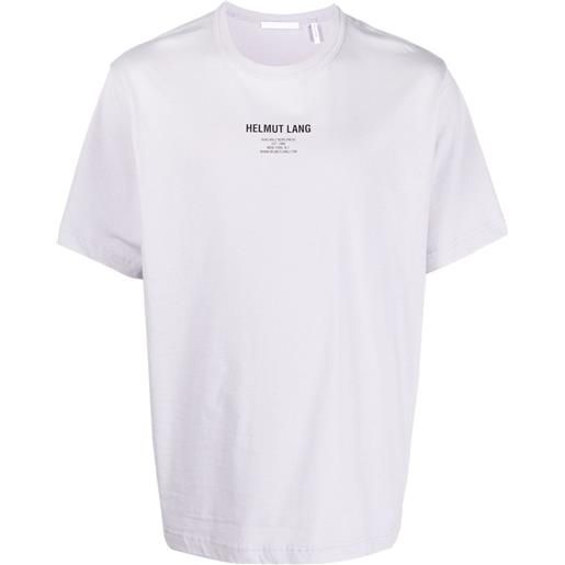 Helmut Lang t-shirt con stampa - viola