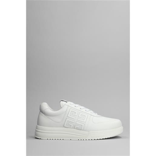 Givenchy sneakers g4 low in pelle bianca