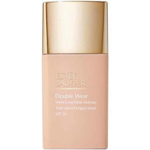 Estée Lauder fondotinta a lunga tenuta con coprenza leggera double wear sheer long-wear makeup spf 20 30 ml 3n1 ivory beige