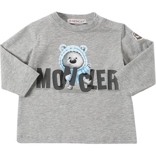 MONCLER t-shirt in jersey cotone