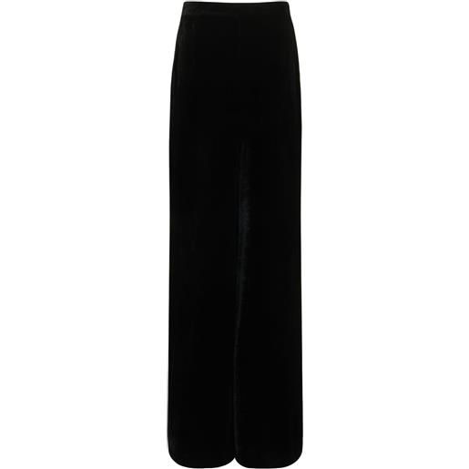 ALBERTA FERRETTI pantaloni larghi in velluto