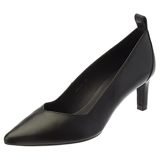 Geox d bibbiana a, scarpa décolléte donna, nero (black 01), 36.5 eu