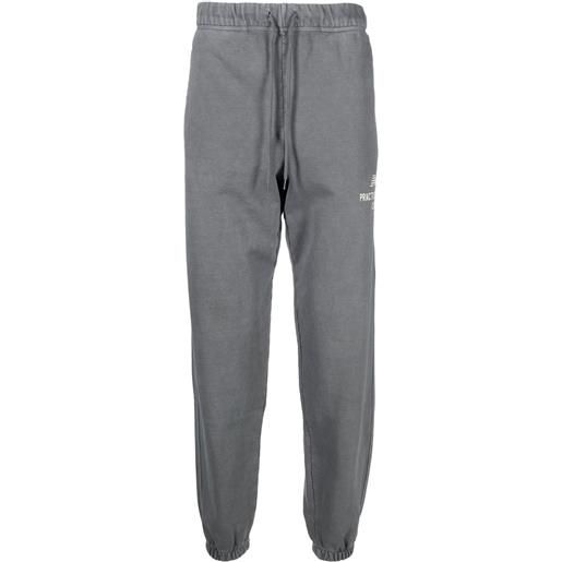 Carhartt WIP pantaloni sportivi con coulisse - grigio