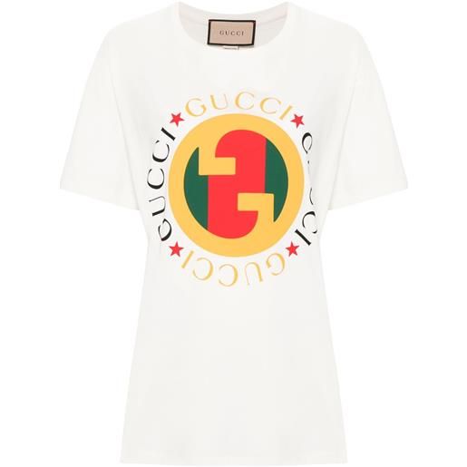Gucci t-shirt gg - bianco