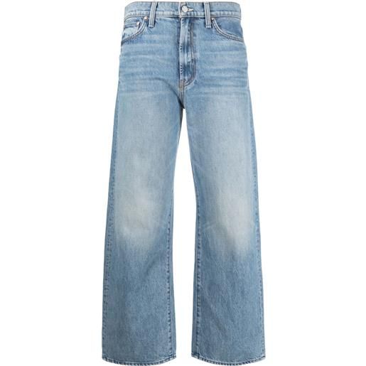 MOTHER jeans the dodger ankle ampi - blu