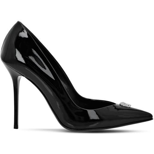 Philipp Plein pumps a punta 105mm - nero