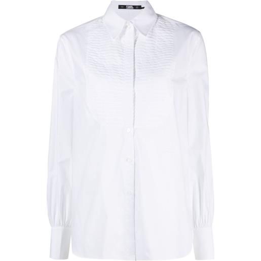 Karl Lagerfeld camicia con maniche ampie - bianco