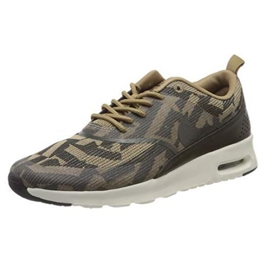 Nike air max thea kjcrd wmns, scarpe da ginnastica basse donna, marrone (brown 718646-200), 36 eu