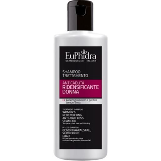 EuPhidra linea anticaduta shampoo trattamento ridensificante donna 200 ml