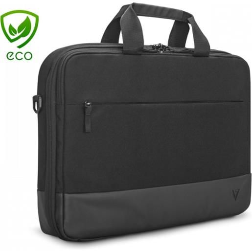 V7 - BAGS v7 ccp16-eco-blk borsa per laptop 40.6 cm (16") valigetta ventiquattrore nero