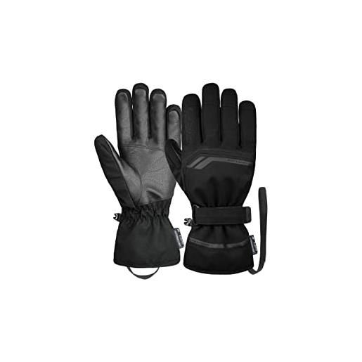 Reusch primus r-tex® xt con passante per polso e membrana impermeabile, comodi e caldi guanti da sci softshell, guanti da neve