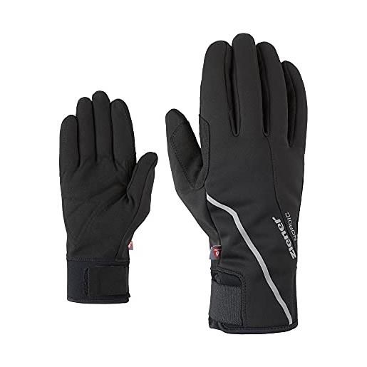 Ziener gloves ultimo - guanti nordici, da uomo, uomo, 808265, nero, 9