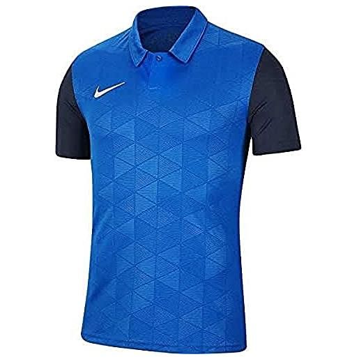 Nike y nk trophy iv jsy ss t-shirt, bambino, royal blue/midnight navy/(white), xl