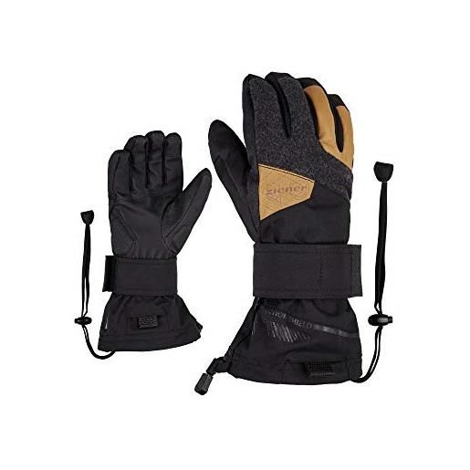 Ziener gloves maximus - guanti da snowboard, da uomo, uomo, 801724, nero, 9