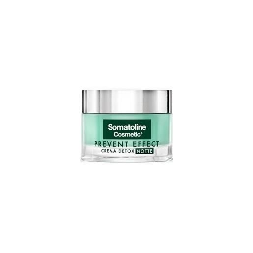 Somatoline cosmetic prevent effect crema viso detox notte trattamento rughe 50 ml