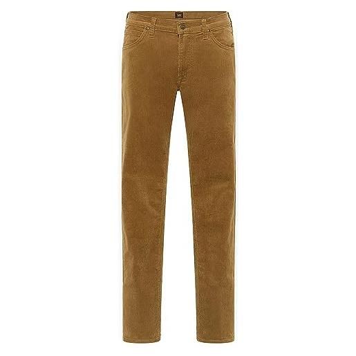 Lee daren zip fly, jeans uomo, marrone (tumbleweed 001), 33w / 32l
