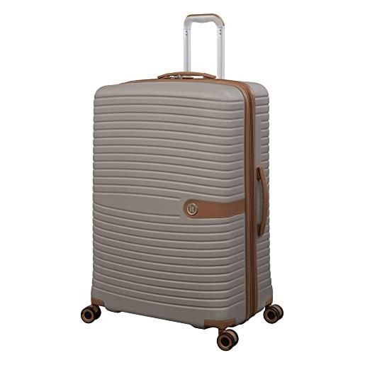 it luggage encompass - spinner espandibile a 8 ruote, 78,7 cm, beige e marrone, 78,74 cm, encompass - spinner espandibile a 8 ruote, 78,7 cm